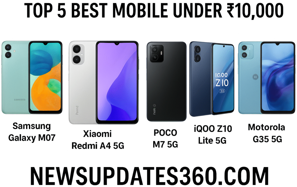 Mobile in India Under 10k