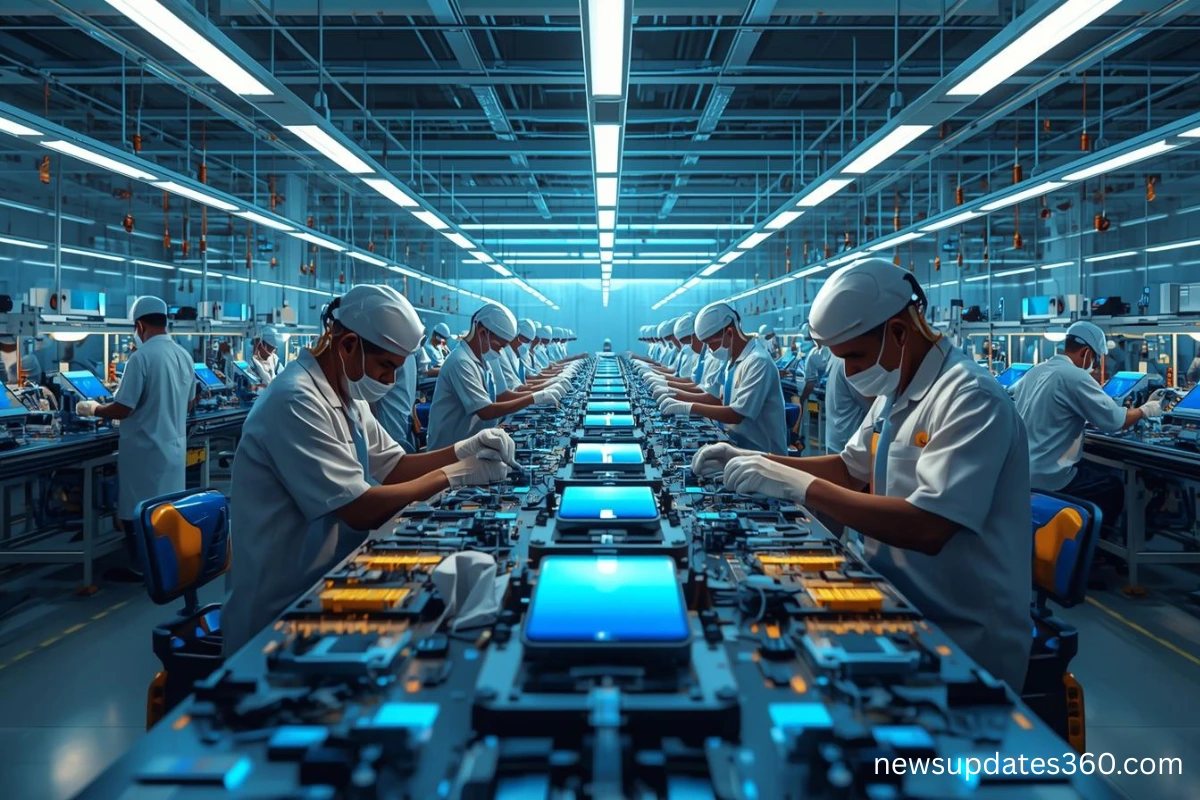 Hub for Smartphone Manufacturing
