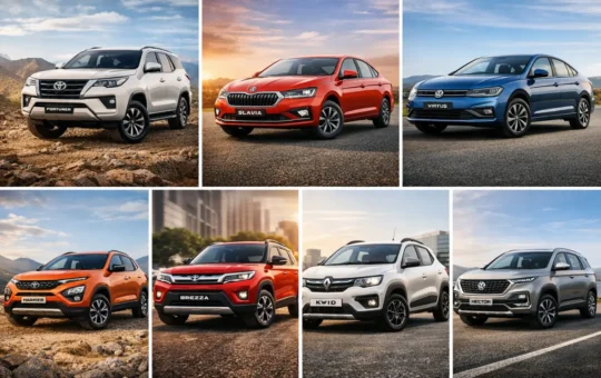 Top 25 Cars Selling in January