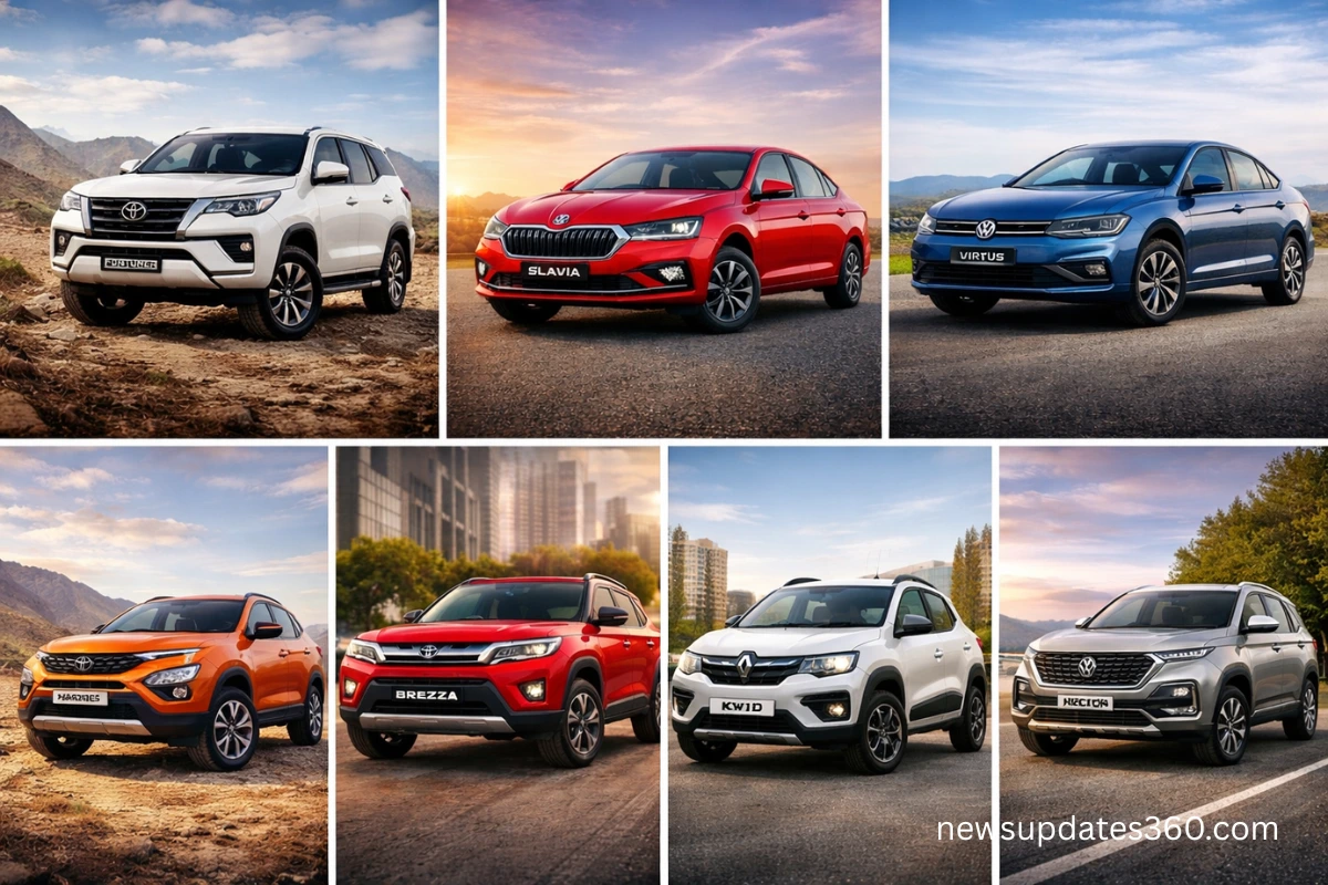 Top 25 Cars Selling in January