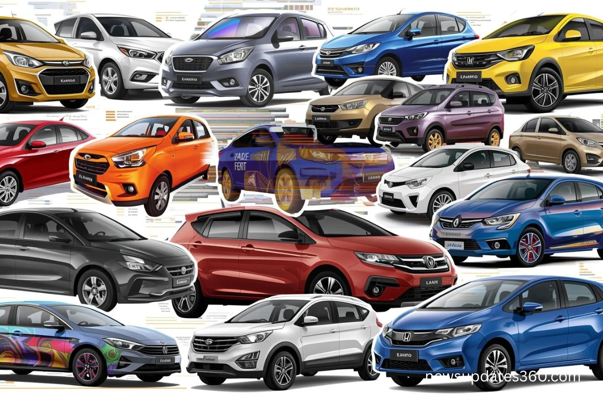 Top 25 Cars Selling in January