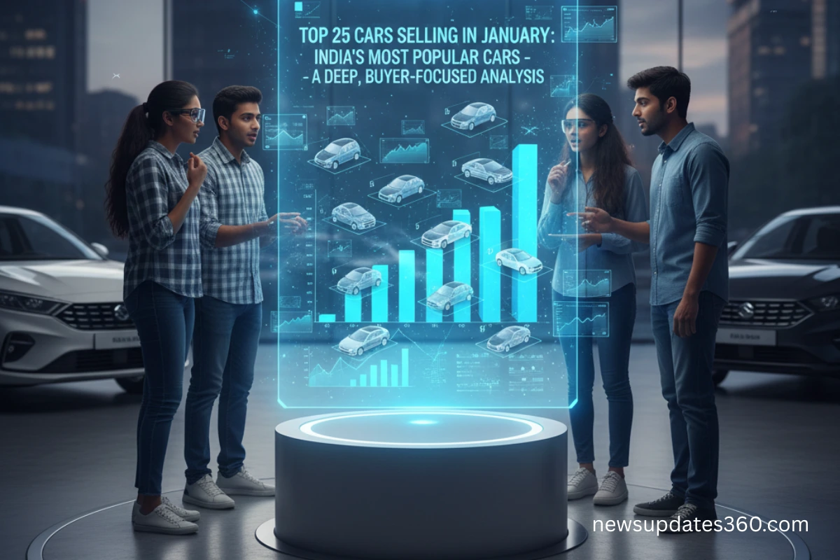 Top 25 Cars Selling in January