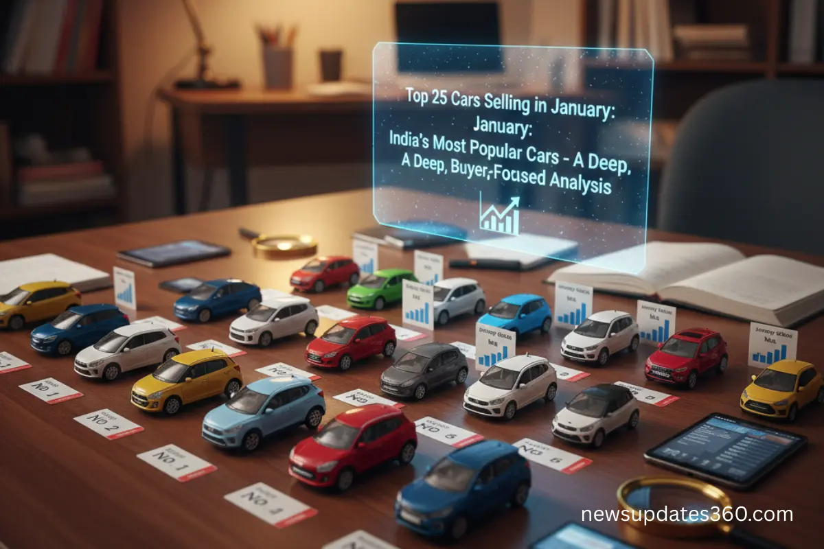 Top 25 Cars Selling in January
