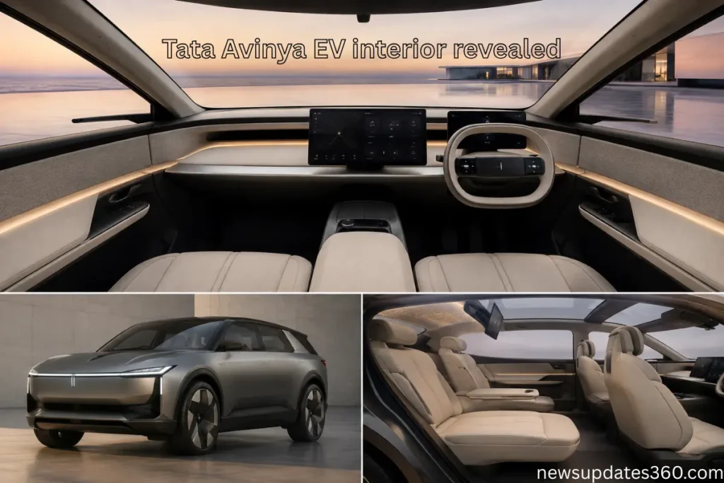 Tata Avinya EV interior revealed