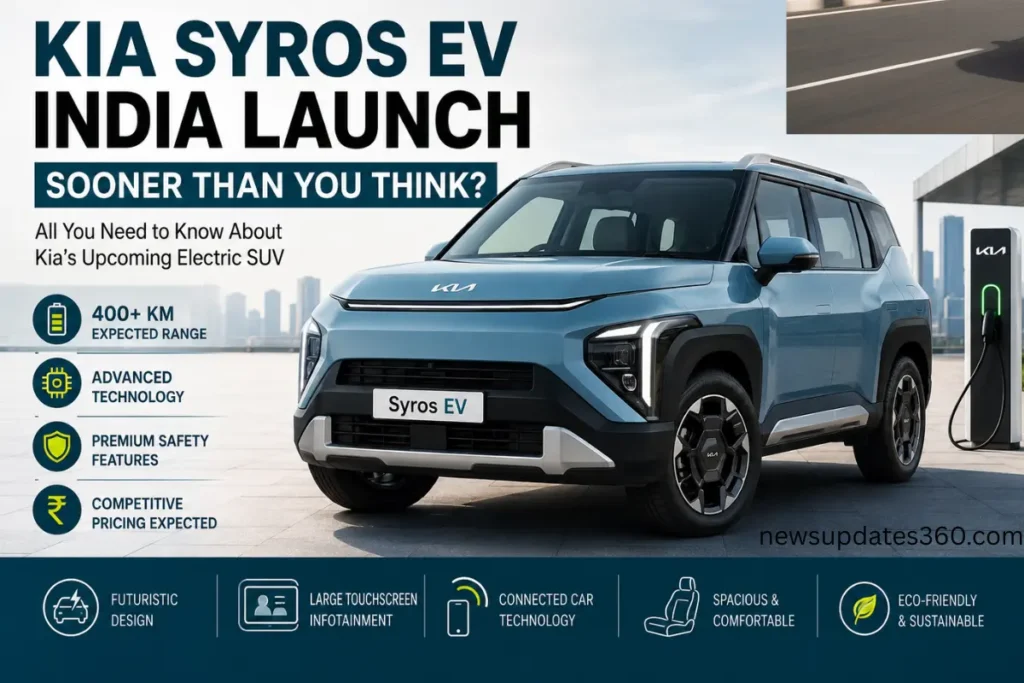 Kia Syros EV India Launch