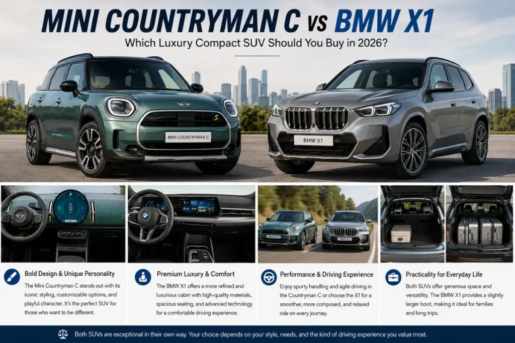 Mini Countryman C vs BMW X1